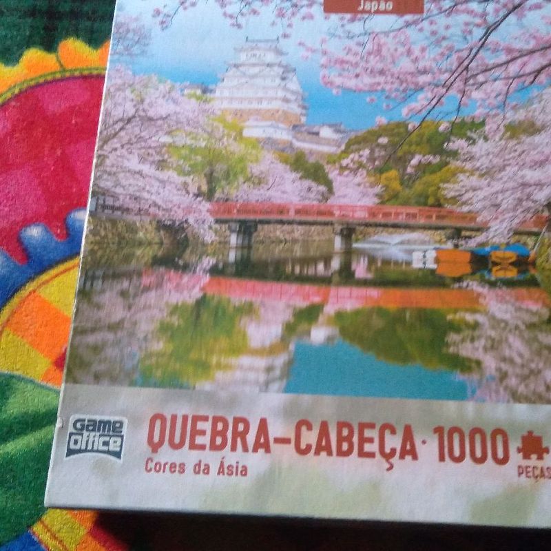 Quebra-Cabeças - Quebra-Cabeça 1000 Peças - Cores da Ásia - Japão