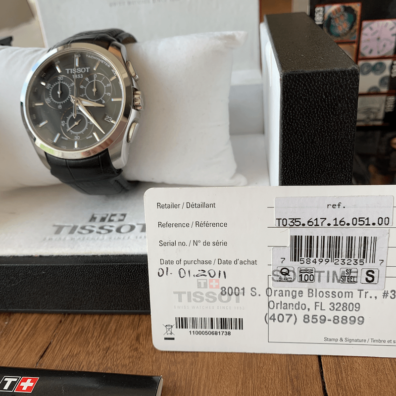 Lindo Rel gio em Couro da Marca Tissot Original com Certificado de Garantia Rel gio Masculino Tissot Usado 33007231 enjoei