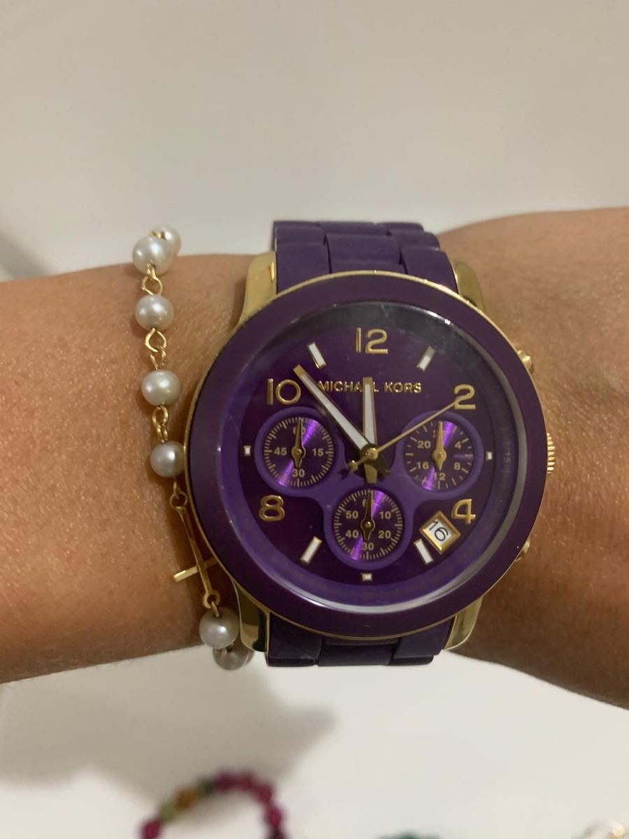 Michael sales kors roxo