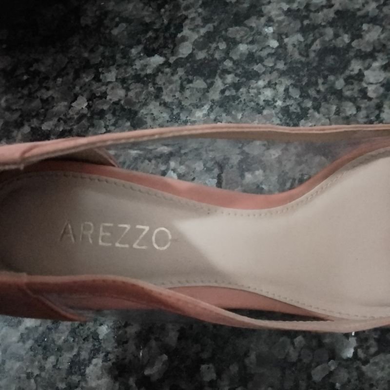 Lindo Sapato com Transpar ncia Arezzo Sapato Feminino Arezzo