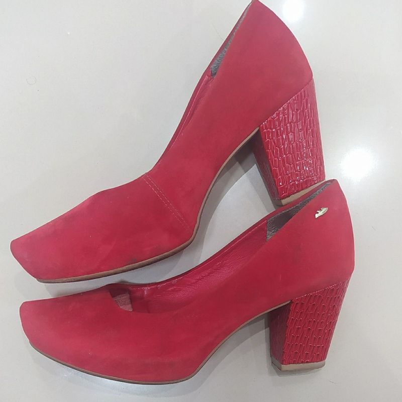 Sapato best sale vermelho dakota