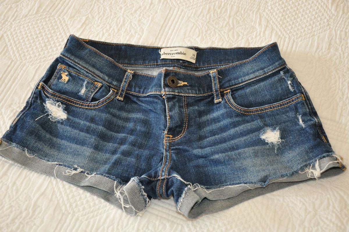 lindo shorts da abercrombie - menina abercrombie & fitch