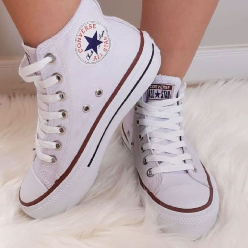 All Star Preto - Cano Alto | Tênis Feminino All Star Nunca Usado 42689769 |  enjoei