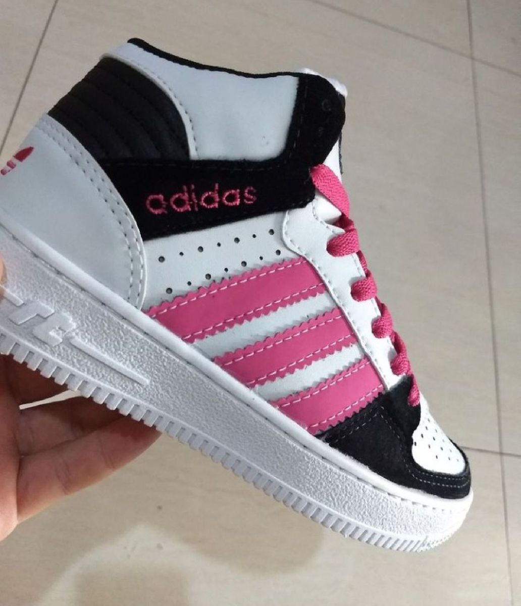 tenis adidas branco botinha