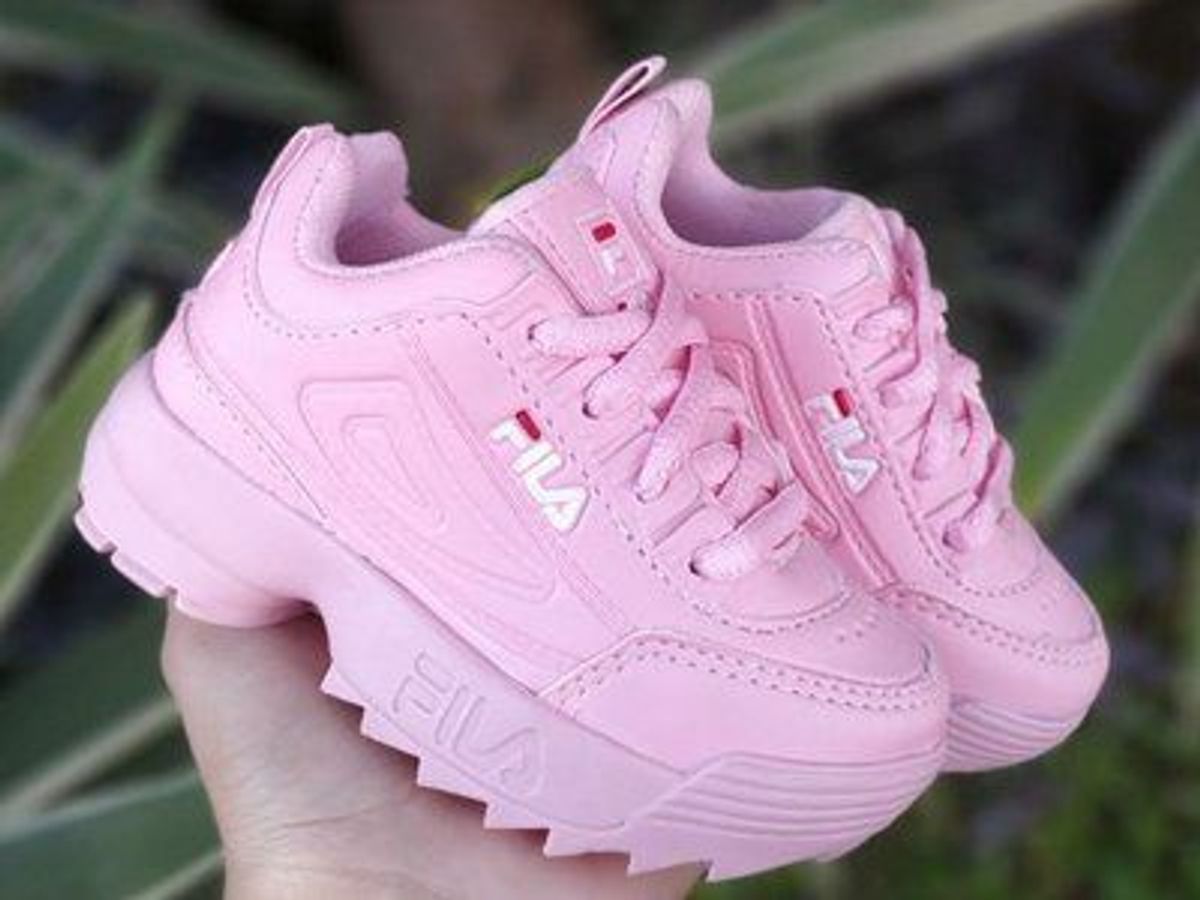 tênis fila disruptor ii rosa