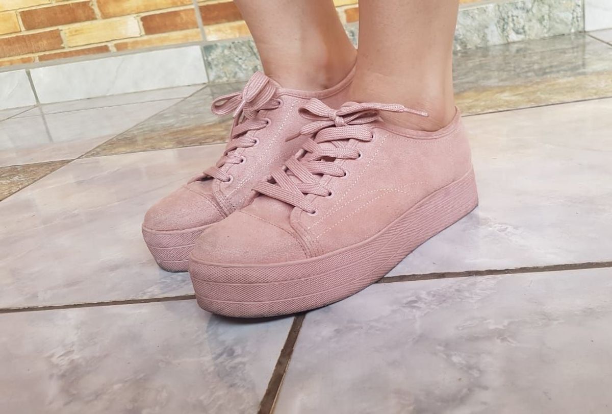 tenis molecas rose