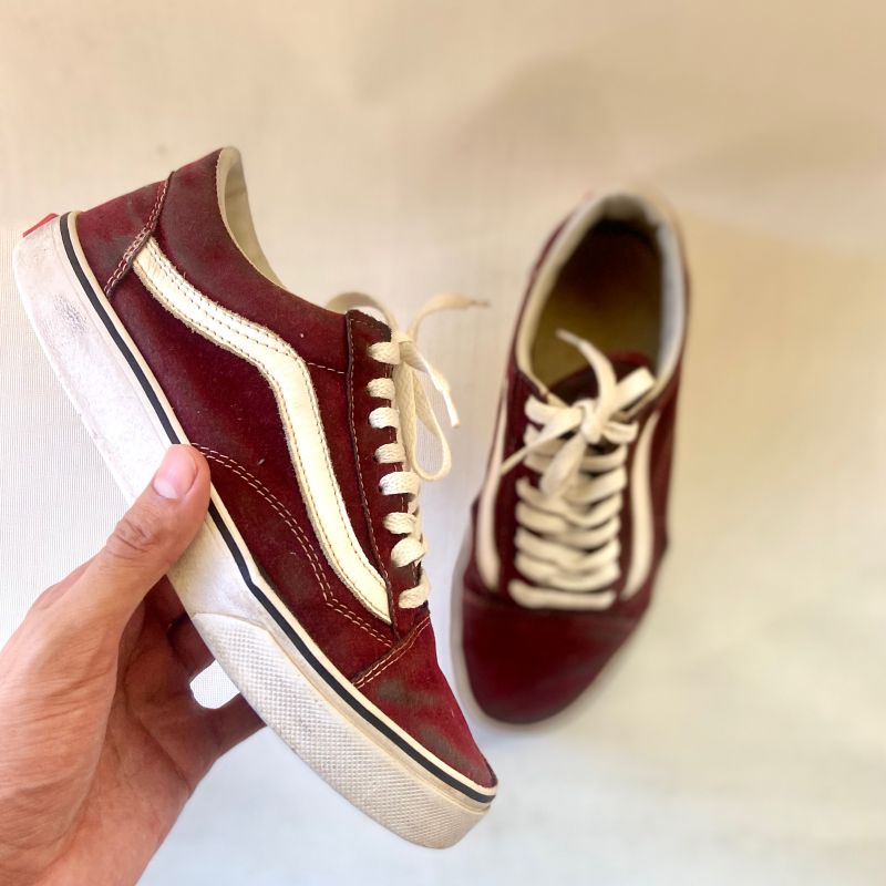 Vans old skool vinho e clearance preto