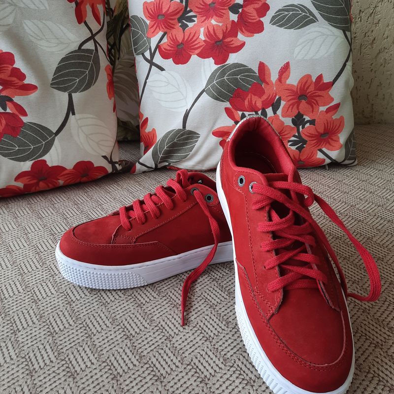 Tenis vermelho hot sale cavalera