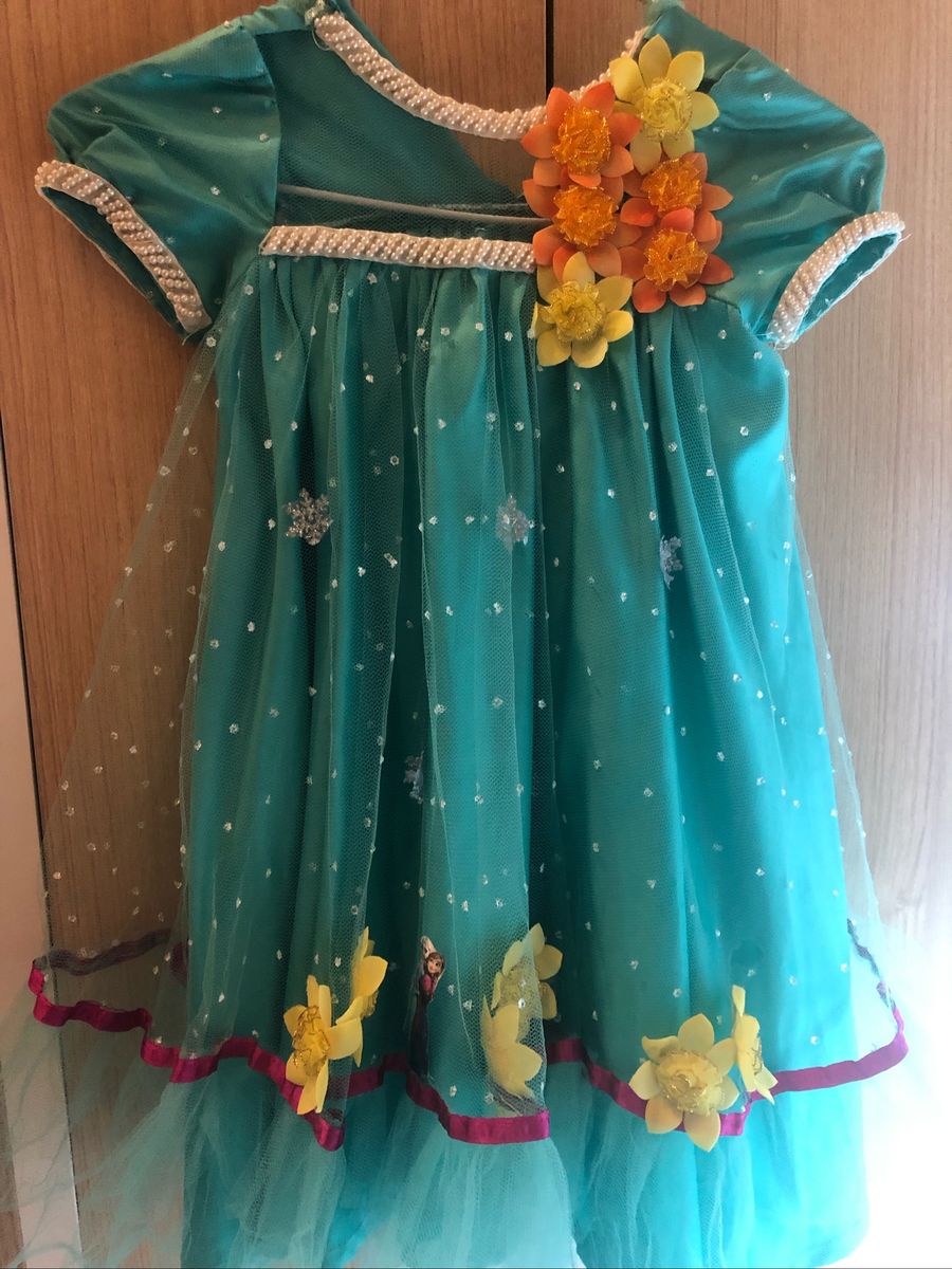 vestido frozen fever