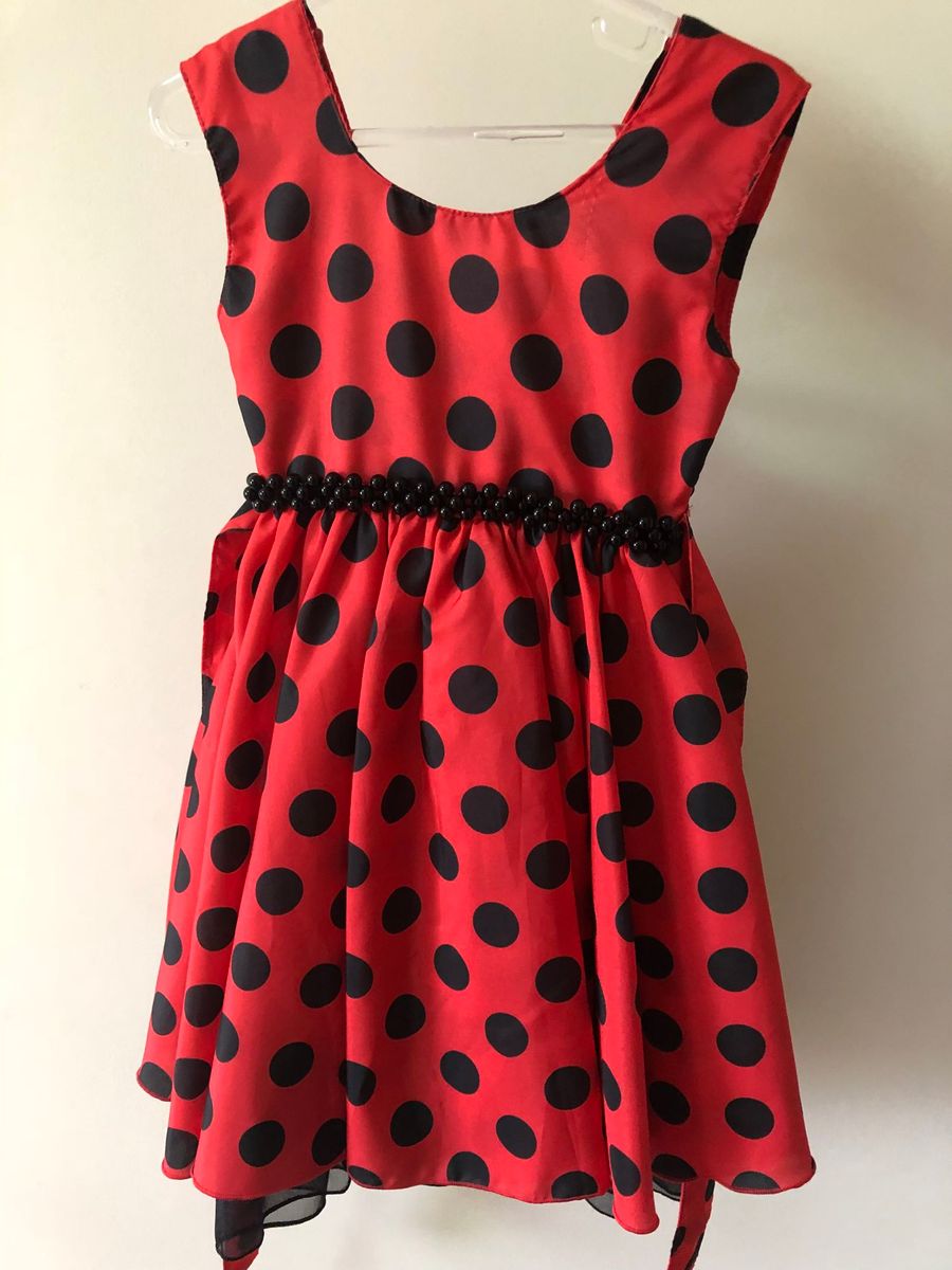 vestido ladybug simples