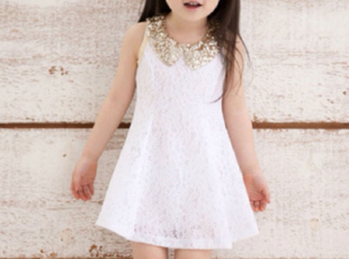 vestido infantil ano novo