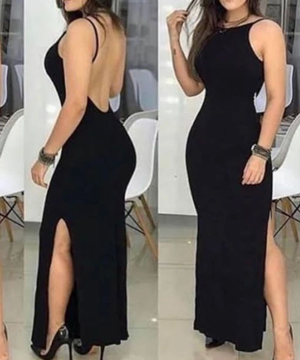 Vestido preto sale bonito