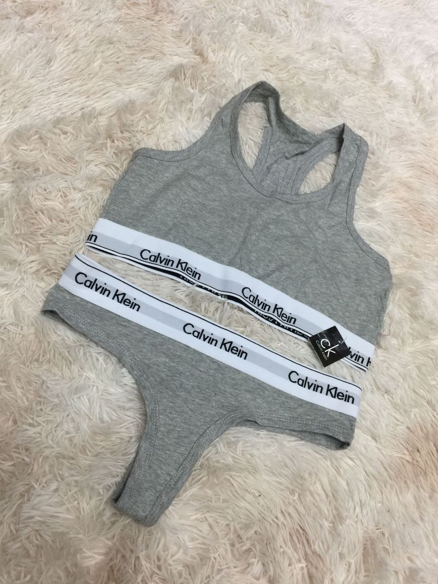 Conjunto Calvin Klein | Lingerie Feminina Calvin Klein Nunca Usado 29978464  | enjoei