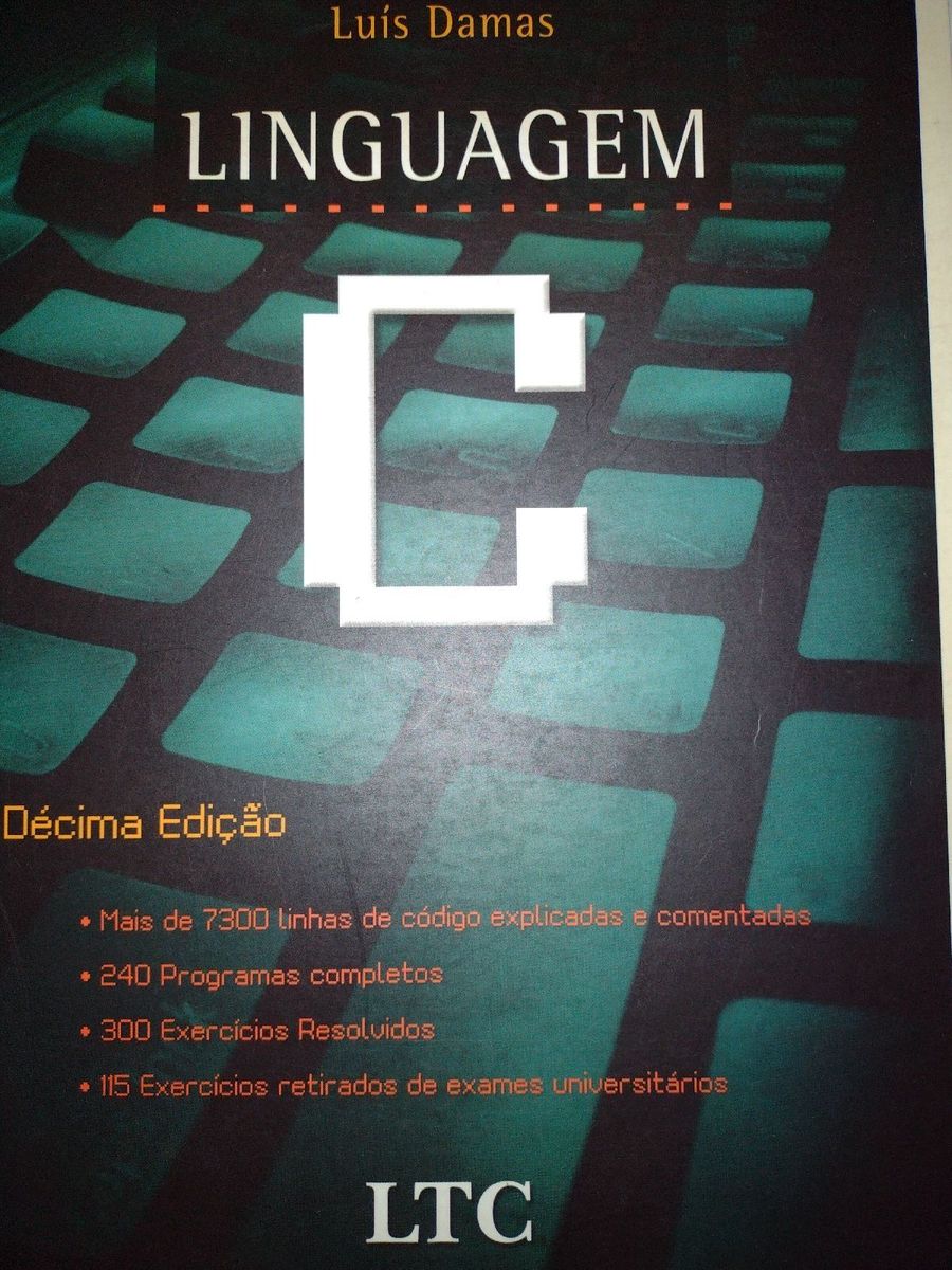 Linguagem C - Luis Damas - Décima Edição | Livro Ltc Usado 79727168 ...