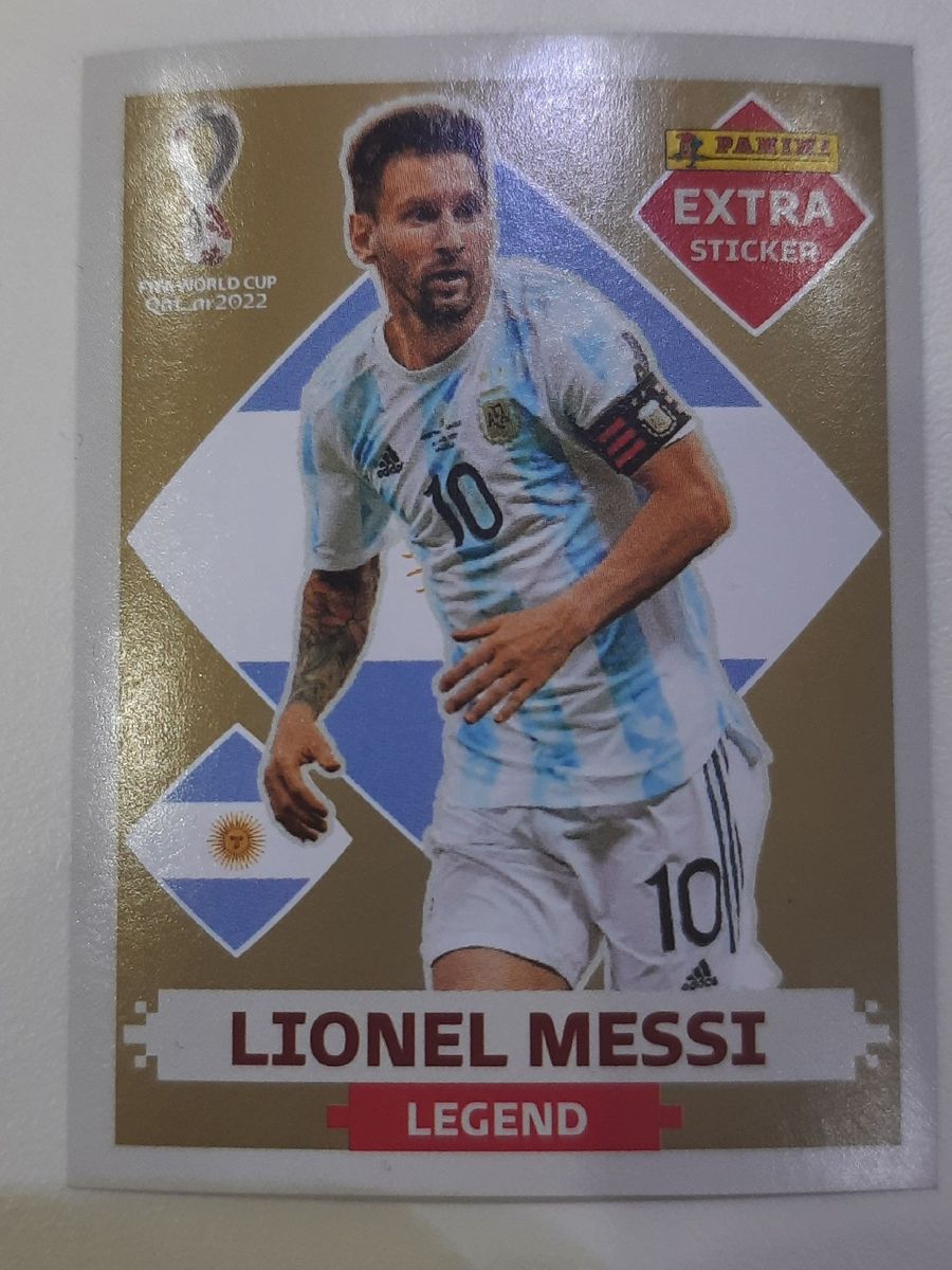 LANCE LIVRE - LIONEL MESSI OURO (Gold) - EXTRA LEGEND (Argentina