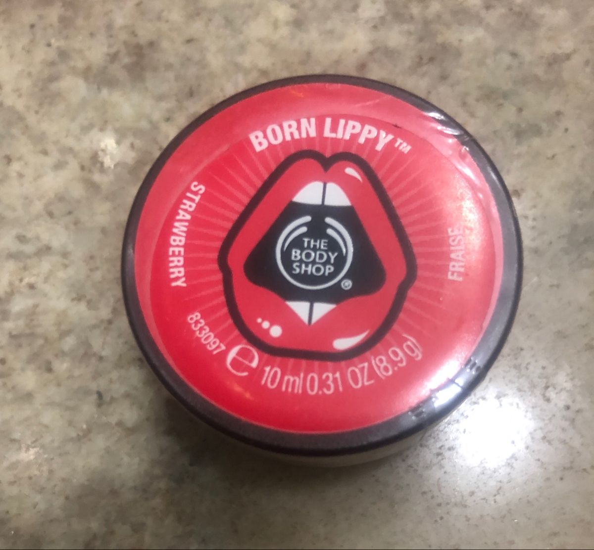 Lip Balm The Body Shop Morango Novo Maquiagem Feminina The Body Shop