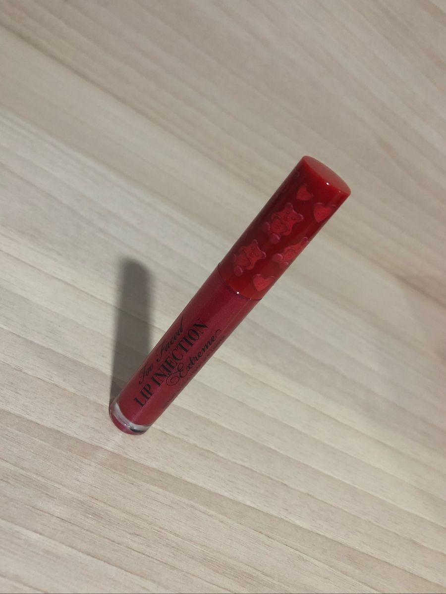 Lip Injection Too Faced Cinnamon Bear Edição Limitada Maquiagem