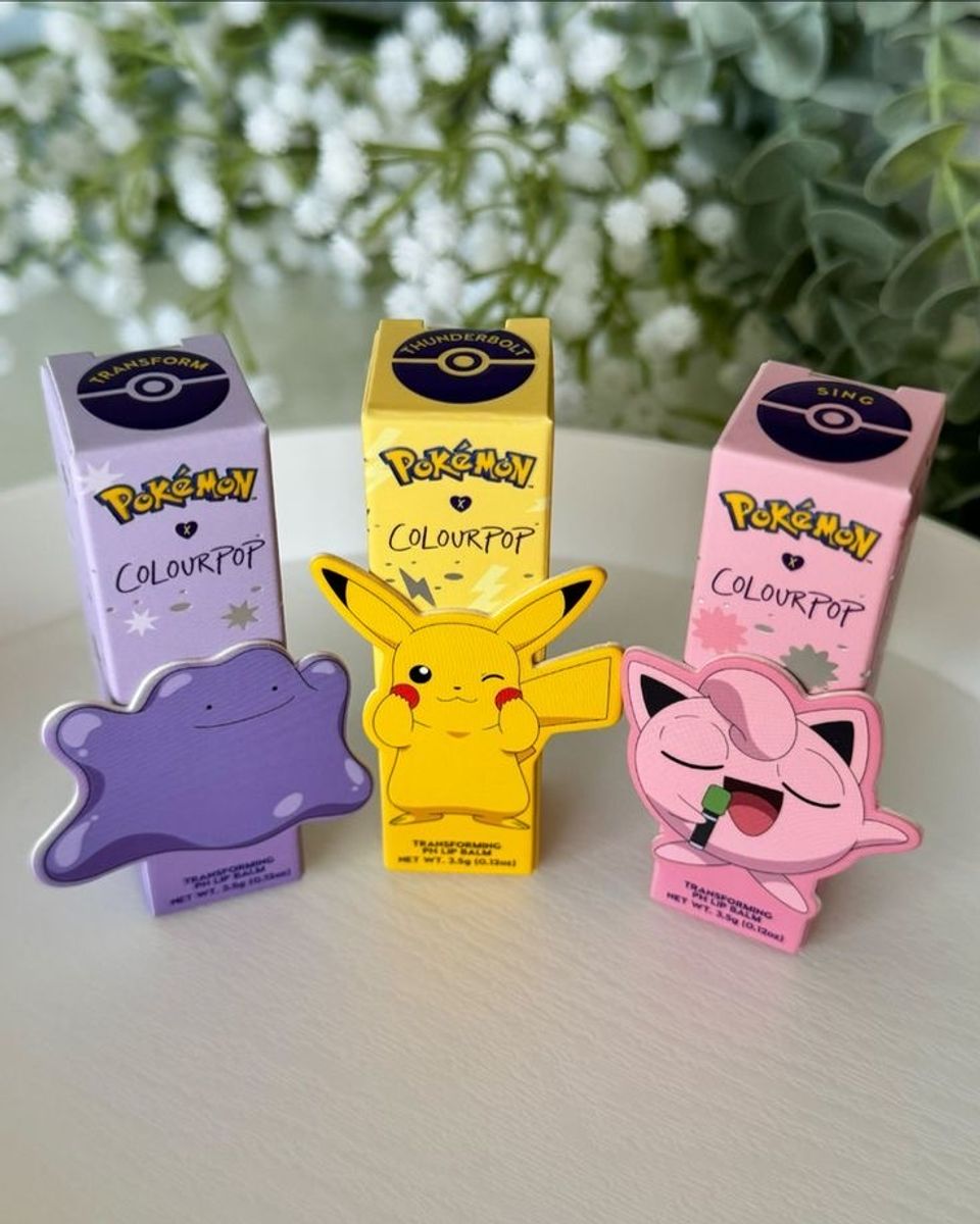 Lip Ph Balm Pokemon com Glitter | Maquiagem Feminina Colourpop Nunca ...