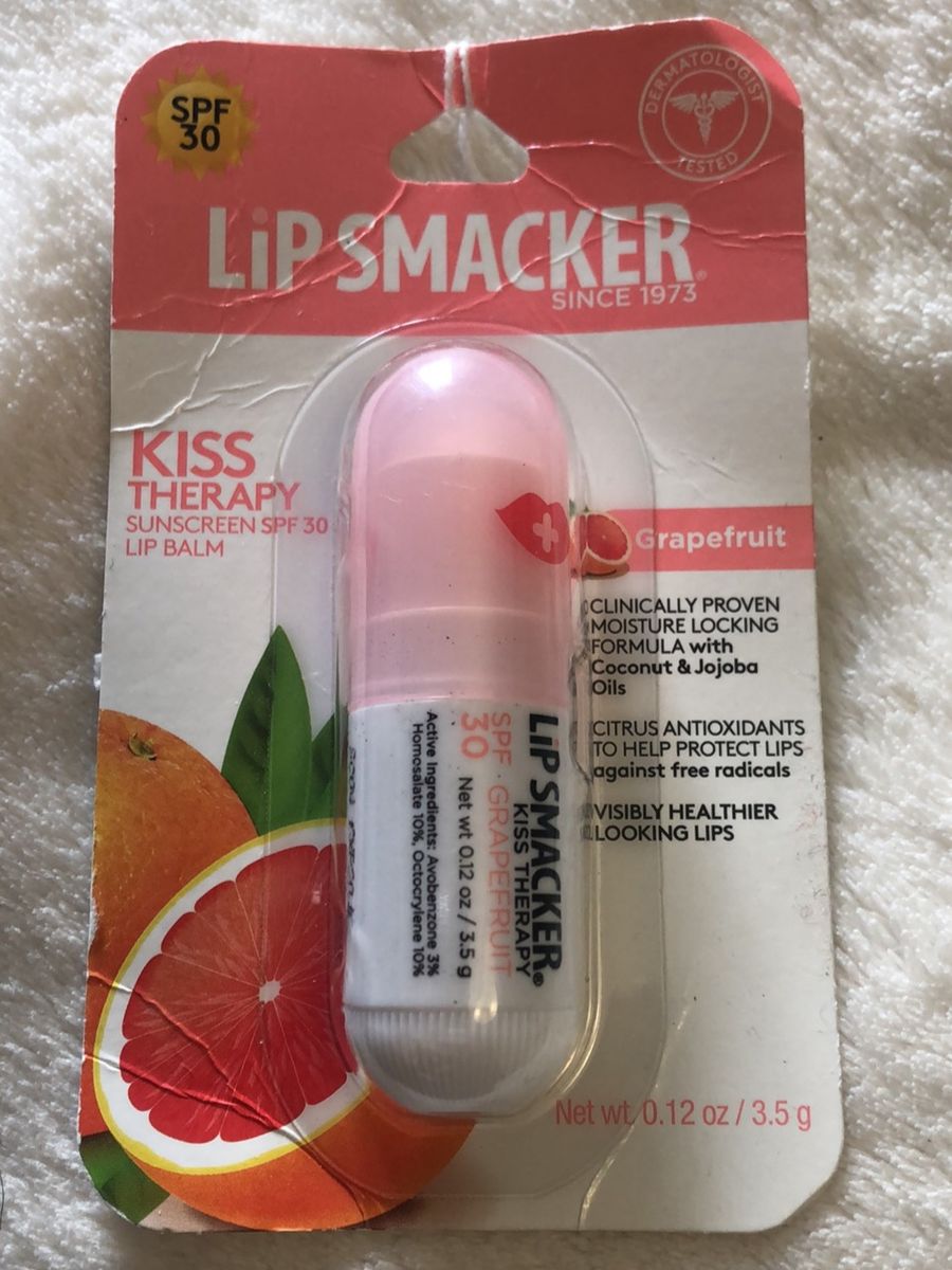 Lip Smacker Protetor Labial Sabor Grapefruit Spf 30 Cosmético Feminino Lip Smacker Nunca Usado