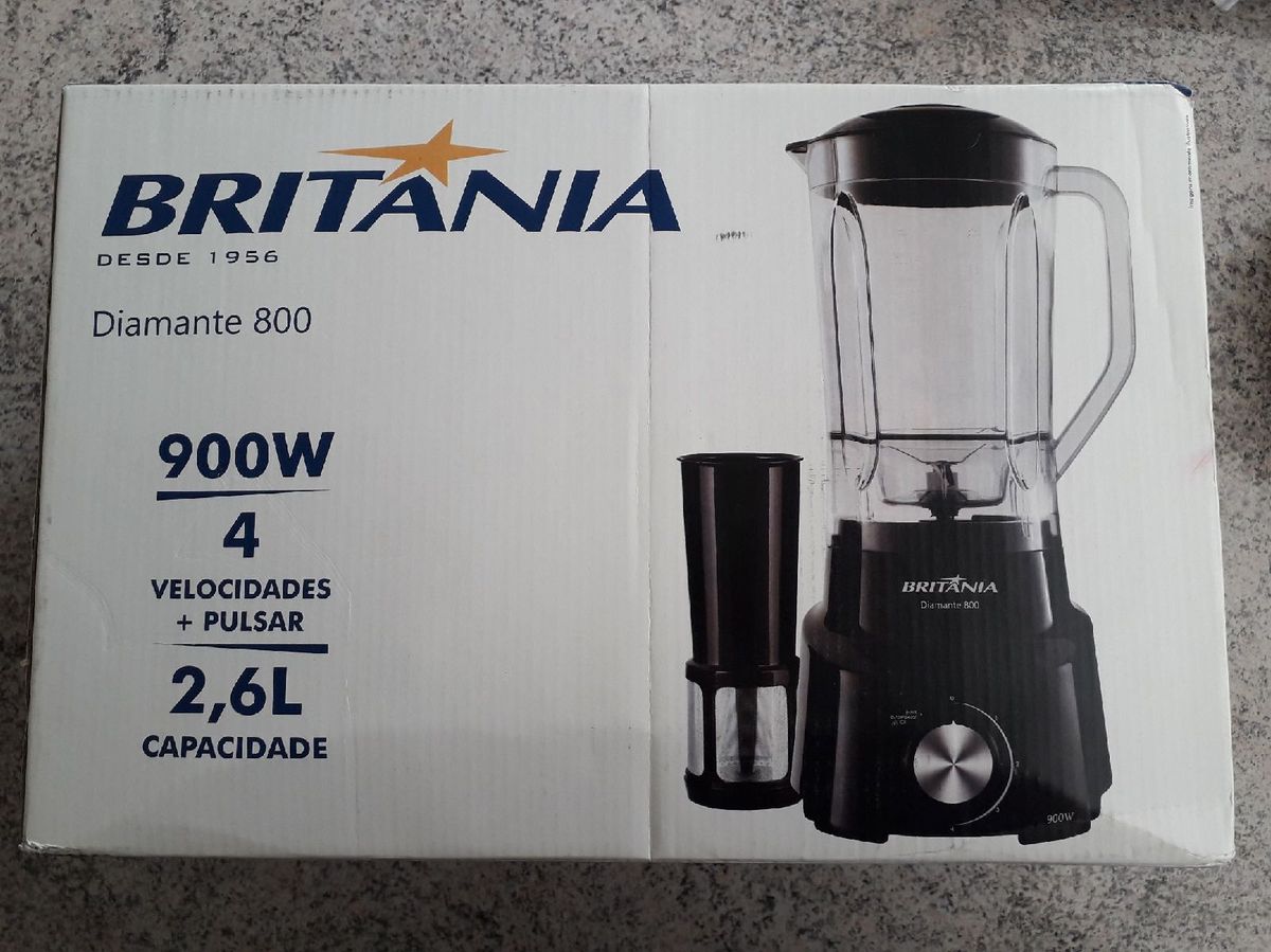 liquidificador britania diamante 220w - eletrodomésticos britania