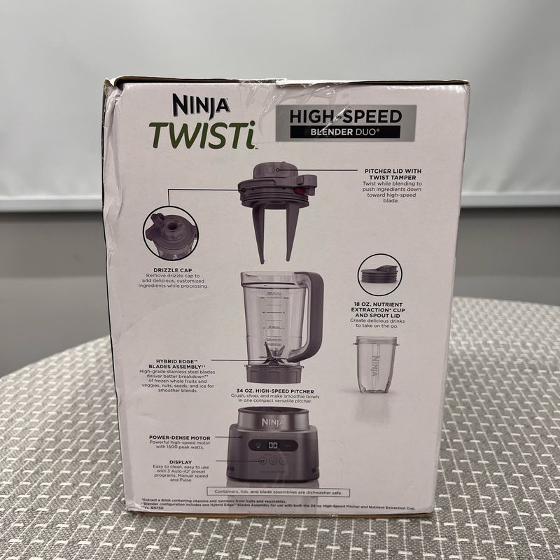 Liquidificador Ninja Twisti High Speed Blender Duo | Ninja