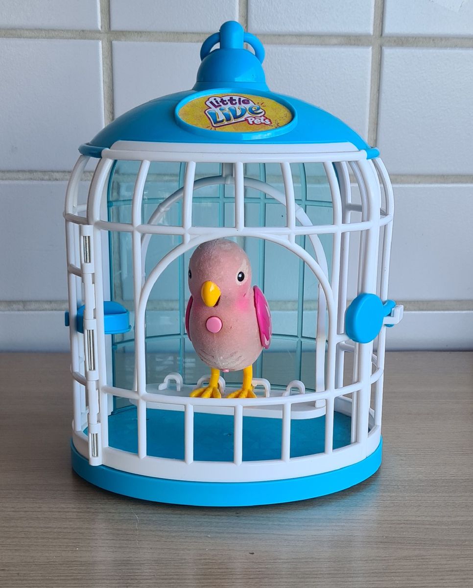 Little Live Pessoas Passarinho Na Gaiola | Brinquedo Little Live Pets ...