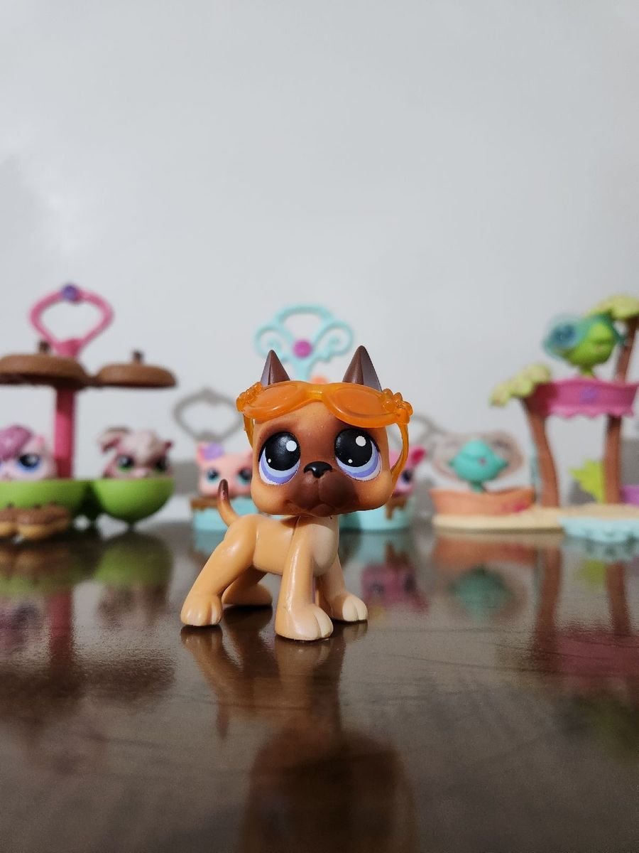 Littlest Pet Shop Original Hasbro #184 Great Dane Chien LPS Authentique