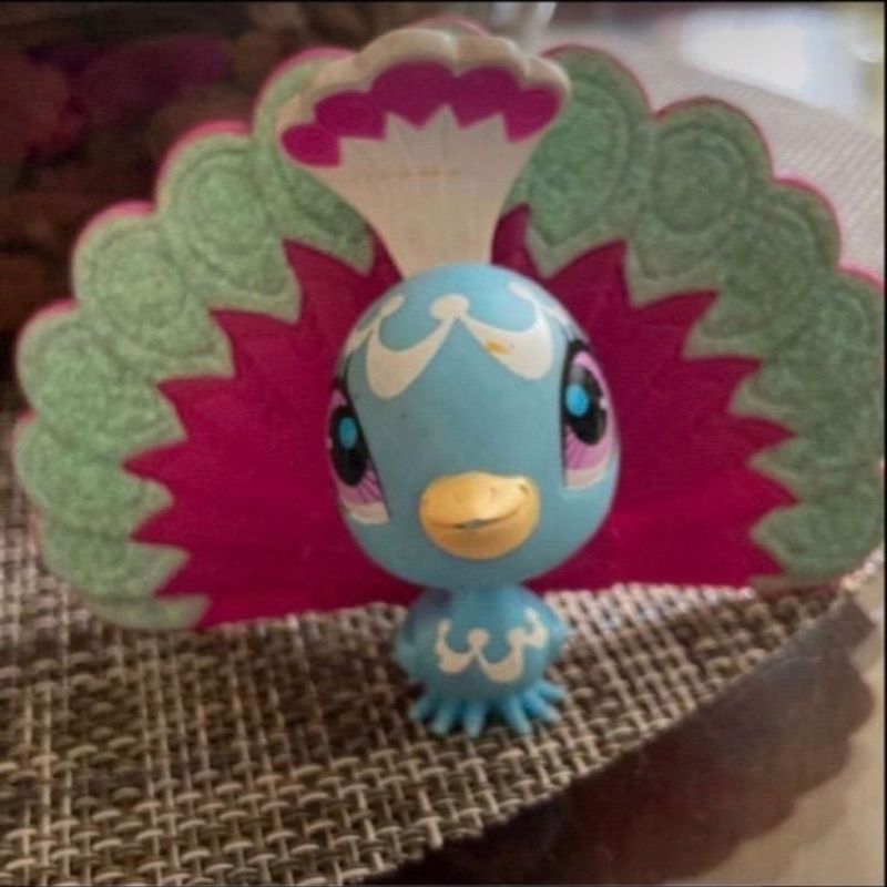 Littlest Pet Shop Pavão com Glitter Hasbro Usado 85520152 enjoei