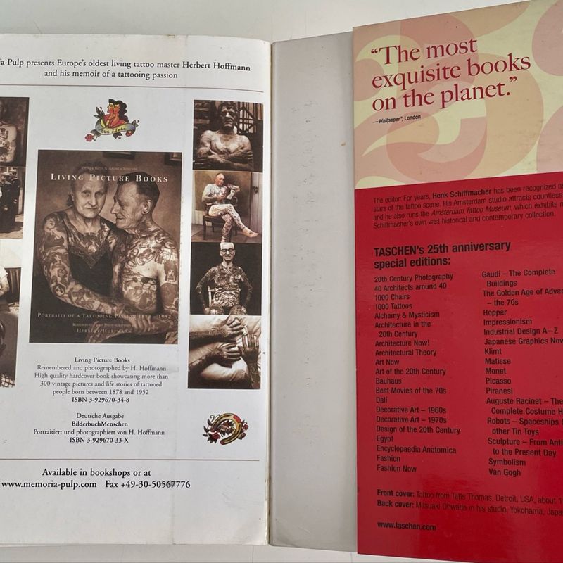 Livro 1000 Tattoos, de Henk Schiffmacher (Editora: Taschen