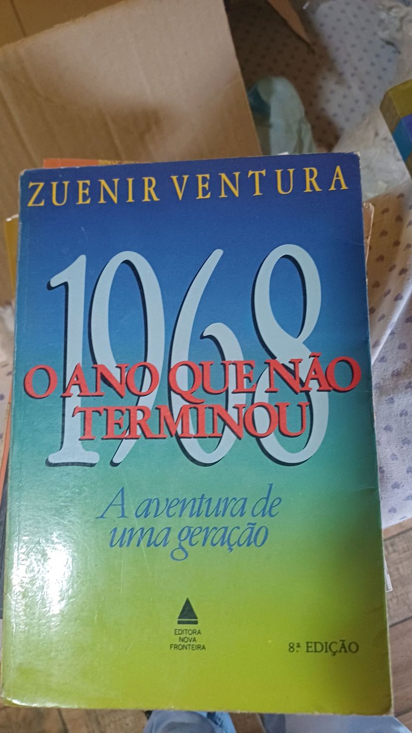 Livro 1968 O Ano Que Não Terminou Zuenir Ventura | Livro Nova Fronteira ...