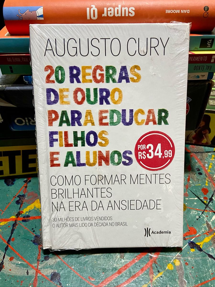 Livro 20 Regras De Ouro Para Educar Filhos E Alunos | Livro Academia ...