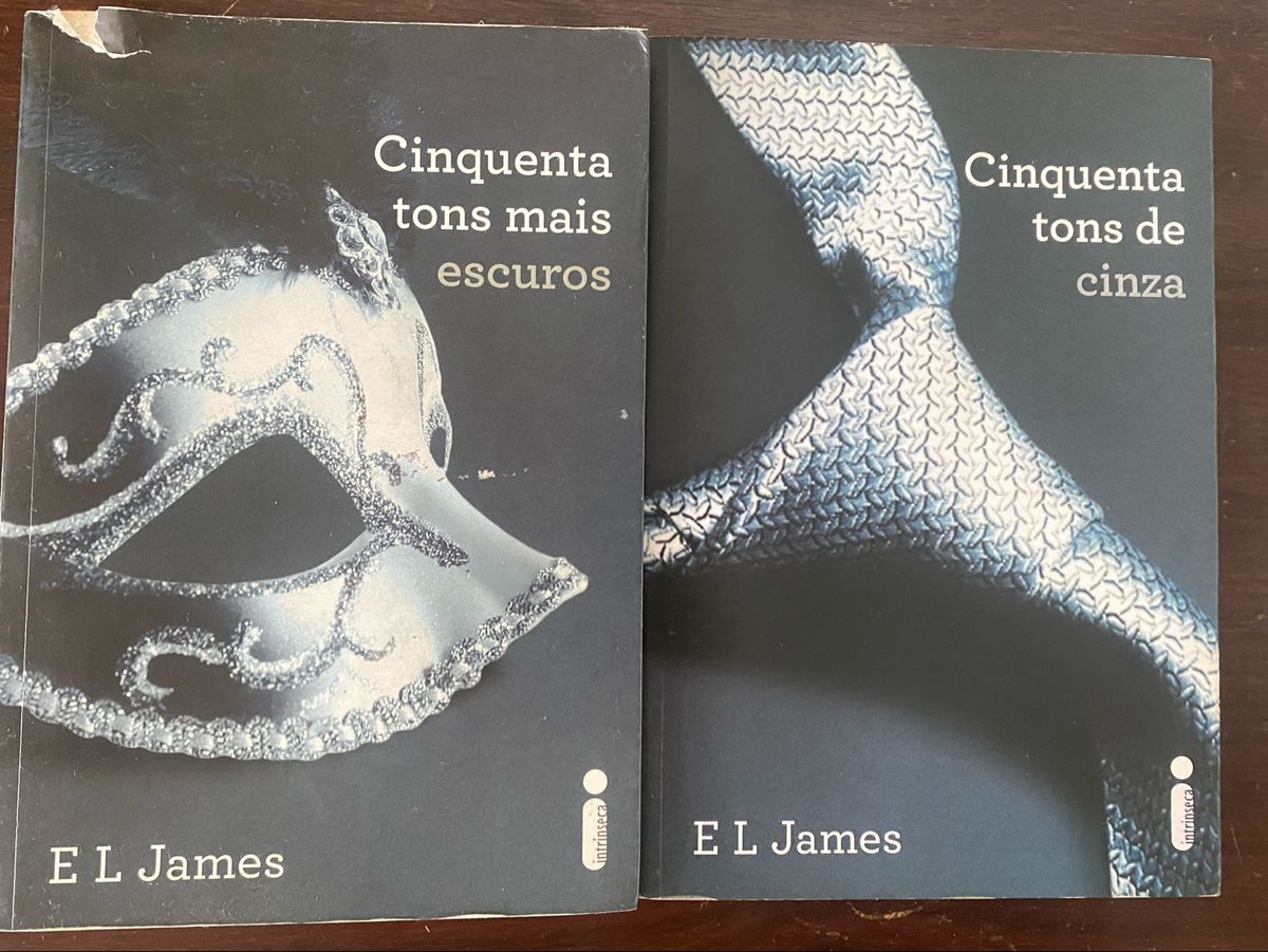 Livro 50 Tons de Cinza + 50 Tons Mais Escuros | Livro Intrinseca Usado ...