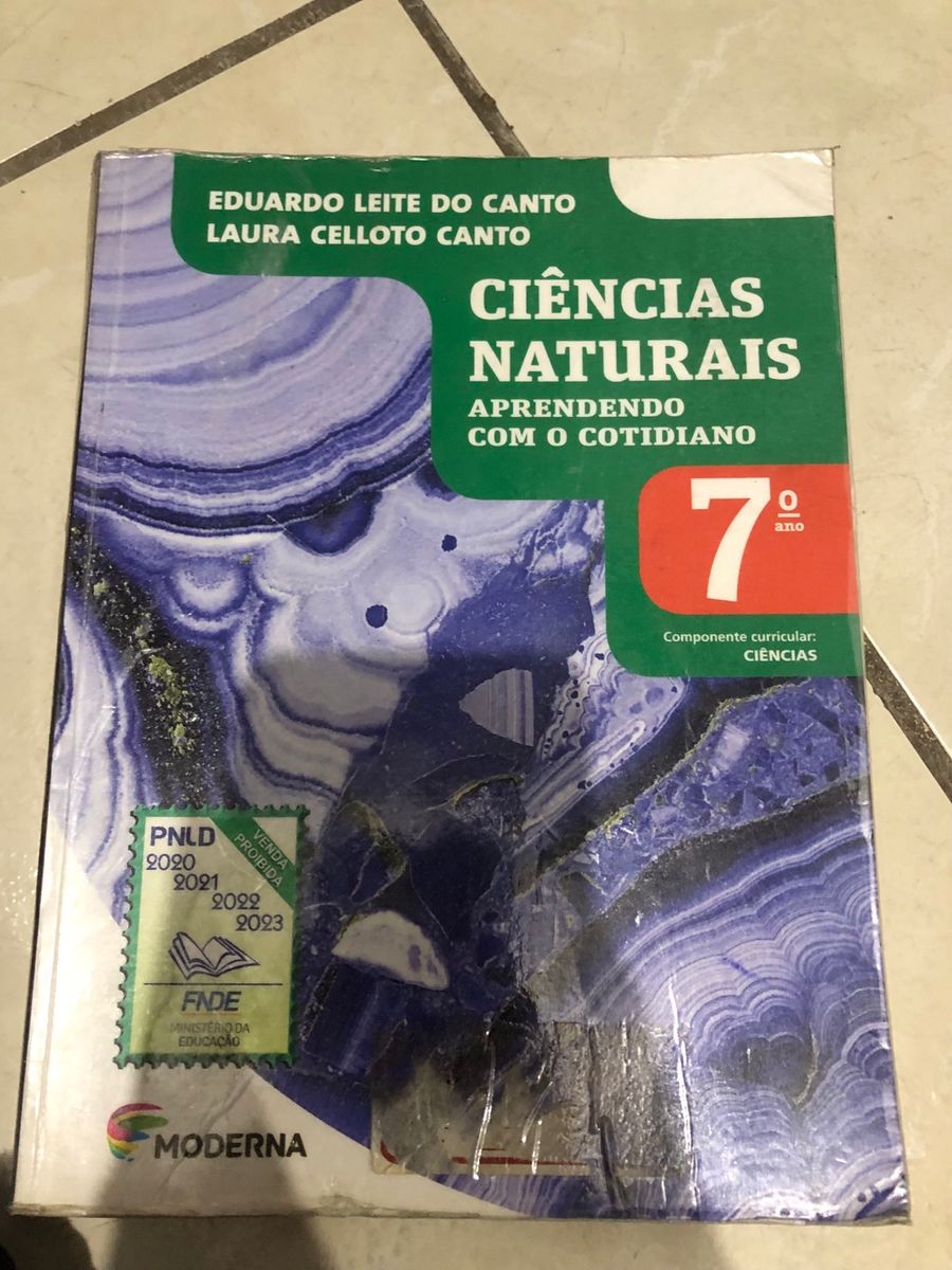 Livro 7 Ano Ciencias Naturais Aprendendo com O Cotidiano | Livro ...
