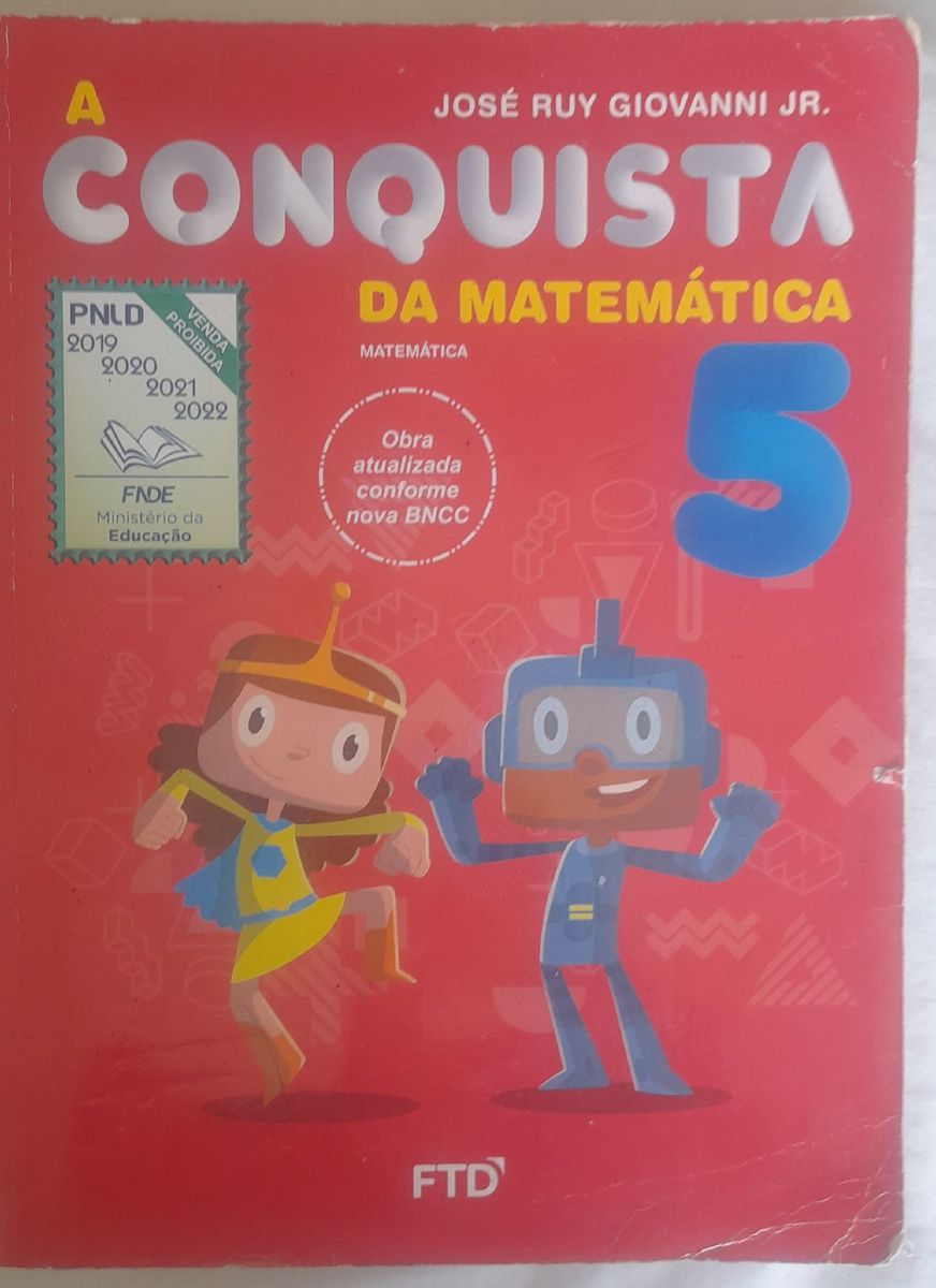 Livro a Conquista da Matemática 5 Ano | Livro Usado 105198909 | enjoei