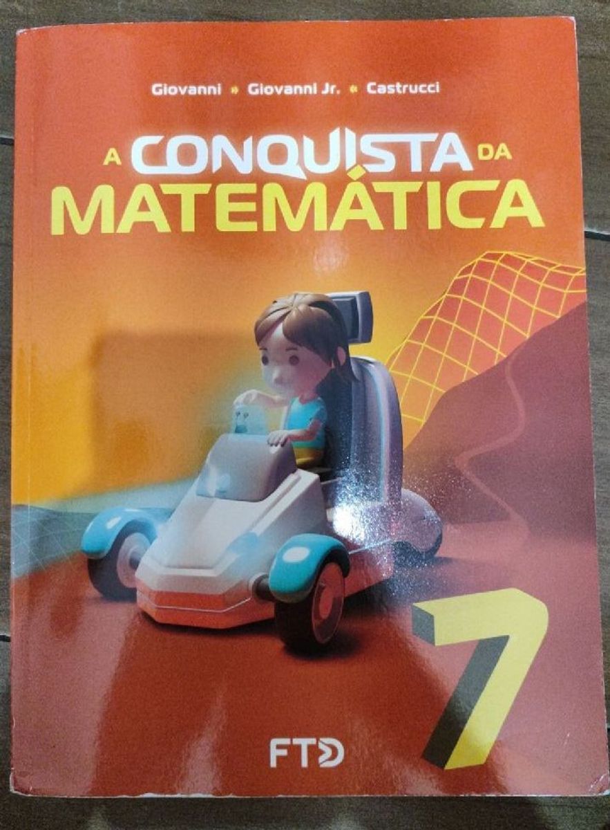 Livro a Conquista da Matemática - 7 Ano | Livro Editora Ftd Nunca Usado ...