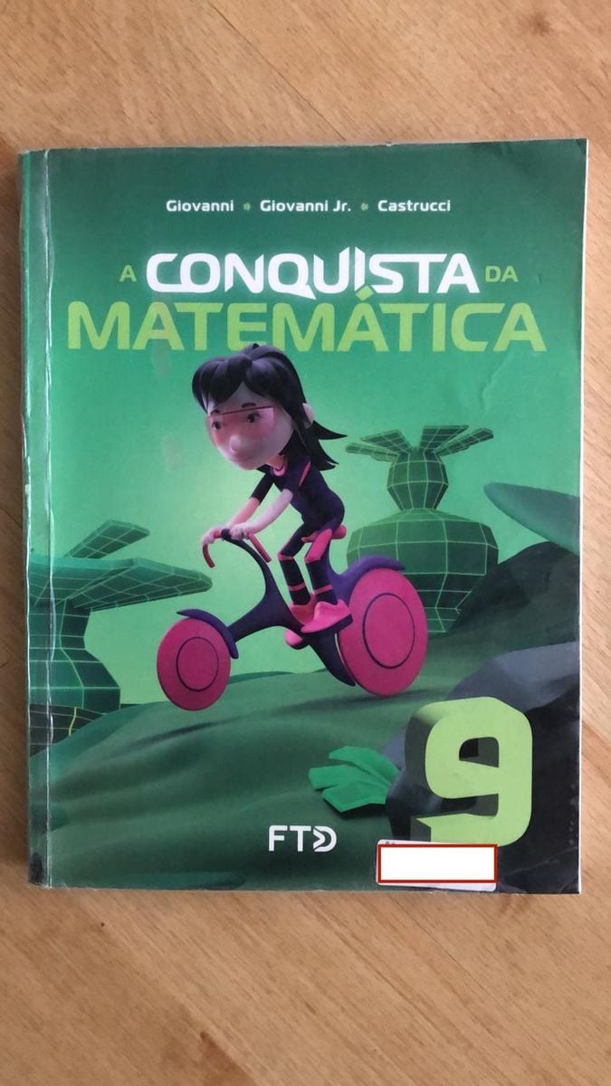 Livro "a Conquista da Matemática" 9 Ano | Livro Ftd Usado 107176576 ...