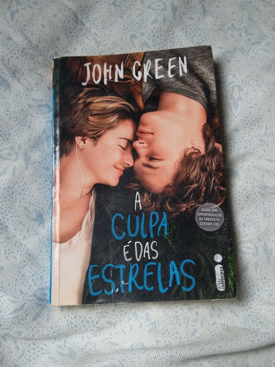 Livro A Culpa E Das Estrelas Do John Green Com A Capa Do Filme Livro Intrinseca Usado 52482708 Enjoei