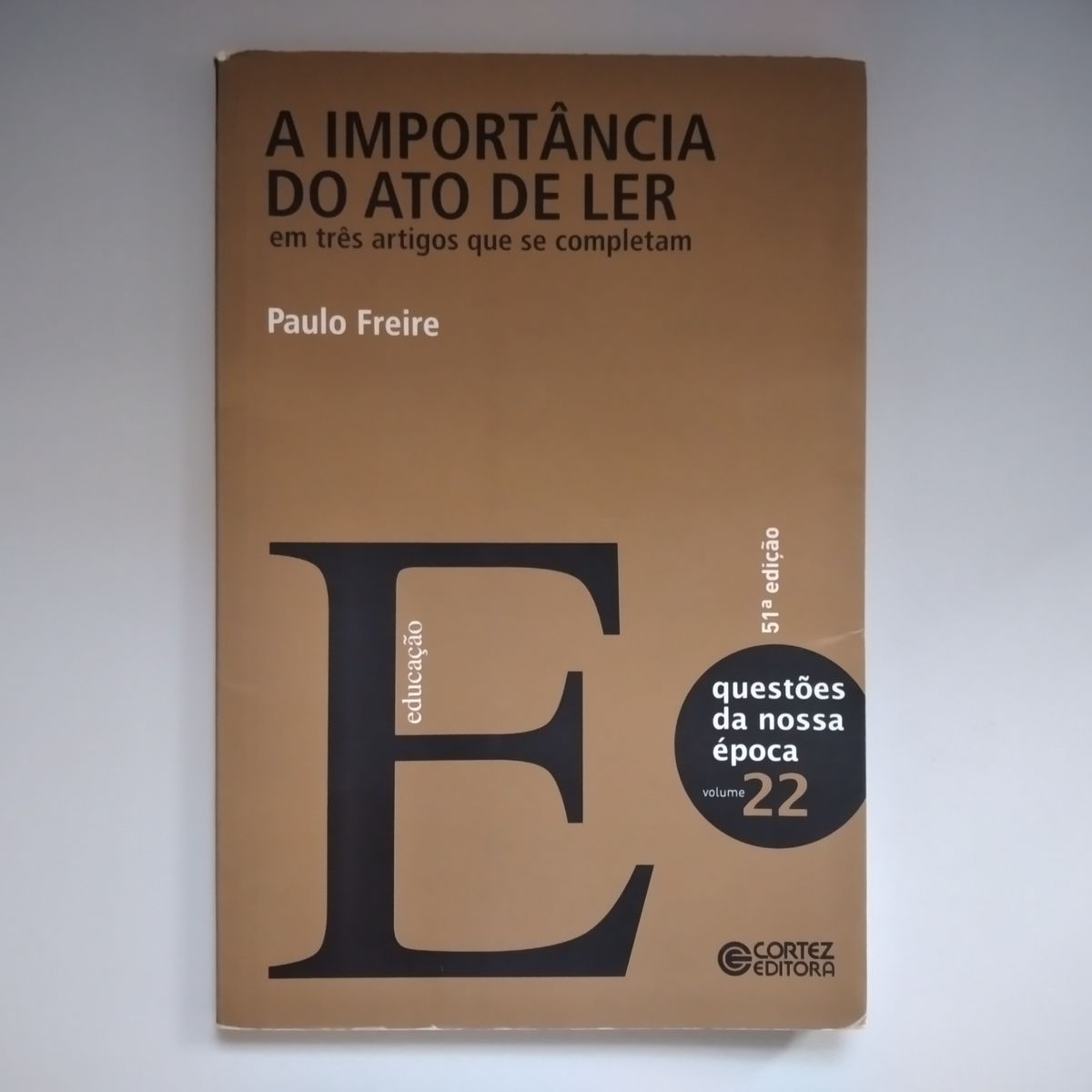 Livro A Importância Do Ato De Ler Paulo Freire Livro Cortez Usado 83254532 Enjoei 8781