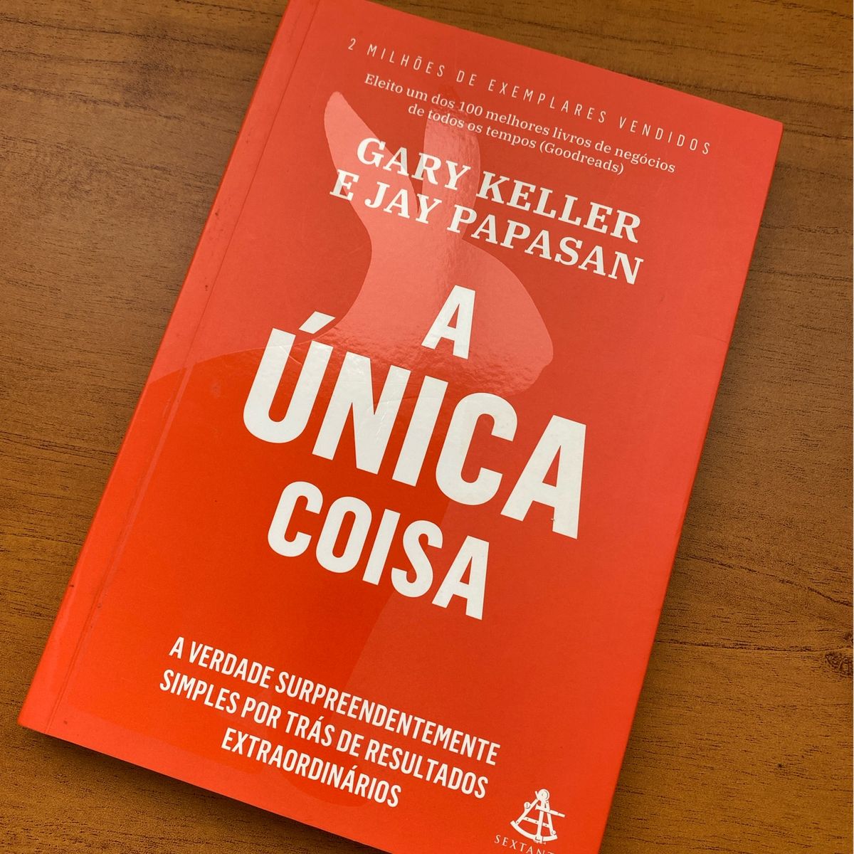 Capa real do livro A Única Coisa