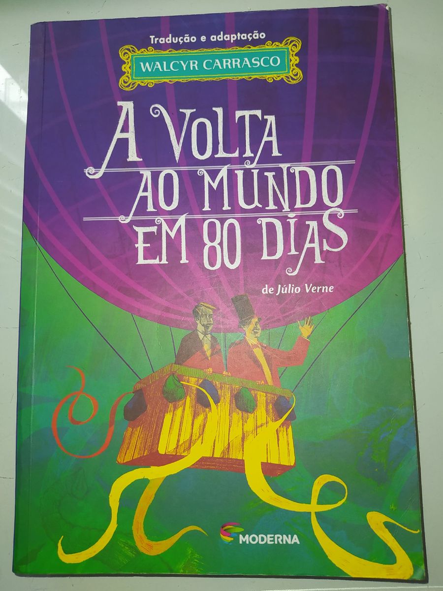Livro a Volta Ao Mundo em 80 Dias, de Júlio Verne Livro