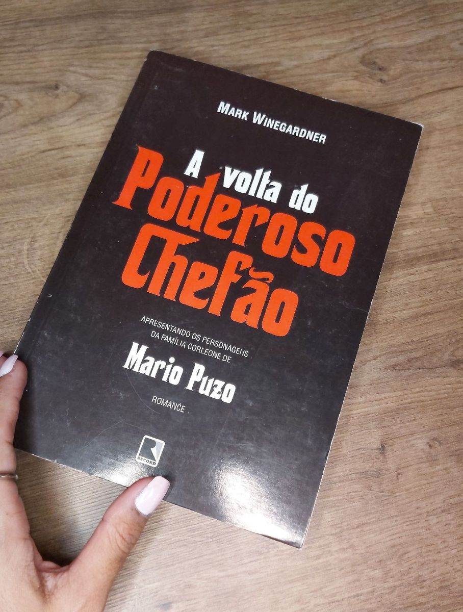 Livro a Volta do Poderoso Chefão, Mario Puzo | Livro Editora Record ...