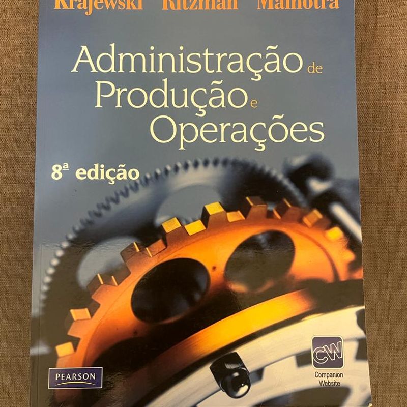 Livro completo sobre administração da produção e operações by