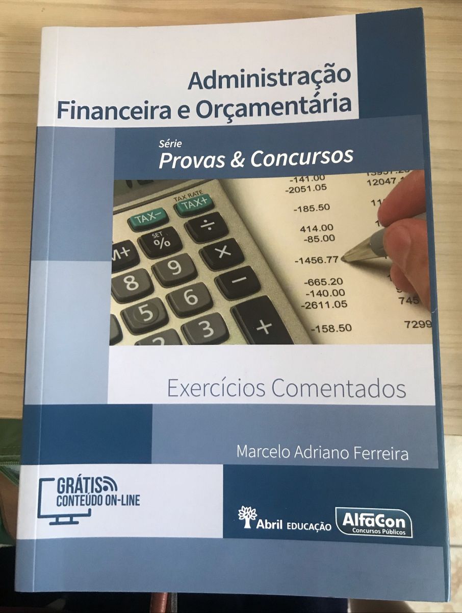 Livro: Administração Financeira E Orçamentária, Para Provas E Concursos ...