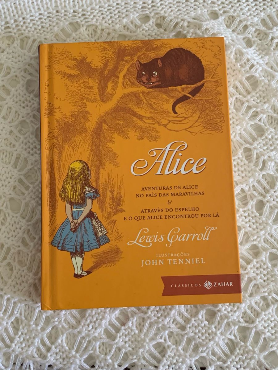 Livro Alice No País Das Maravilhas e Alice Através do Espelho Livro Nunca Usado enjoei