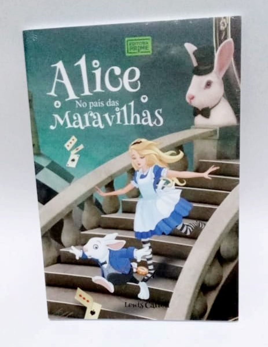 Livro Alice No País Das Maravilhas Lewis Carroll Novo e Lacrado Editora Prime Livro