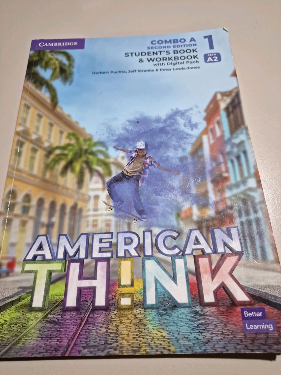 Livro American Think Combo a Level 1 | Livro Cambridge University Press ...