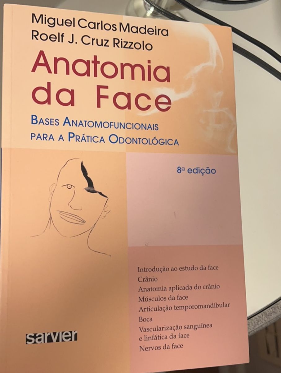 Livro Anatomia da Face Miguel Carlos Madeira e Rizzolo | Livro Nunca ...