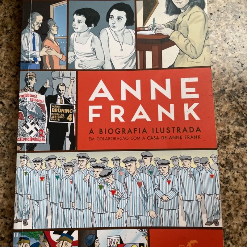 Livro Anne Frank a Biografia Ilustrada - Sid Jacobson | Livro