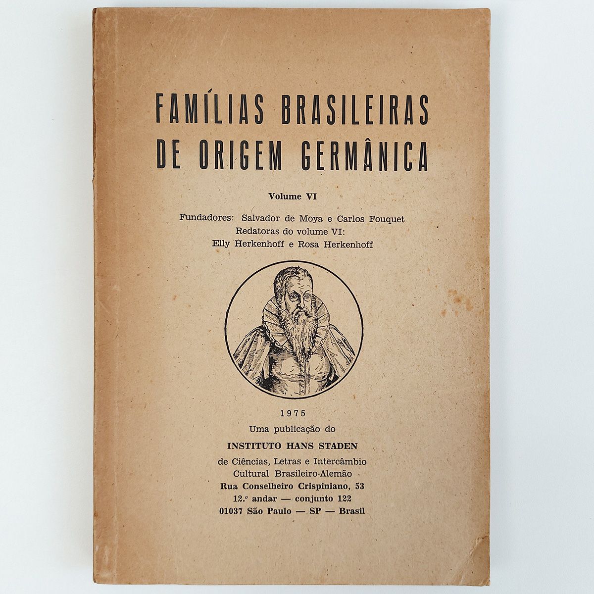 Livro Antigo Famílias Brasileiras de Origem Germânica - Volume Vi (6 ...