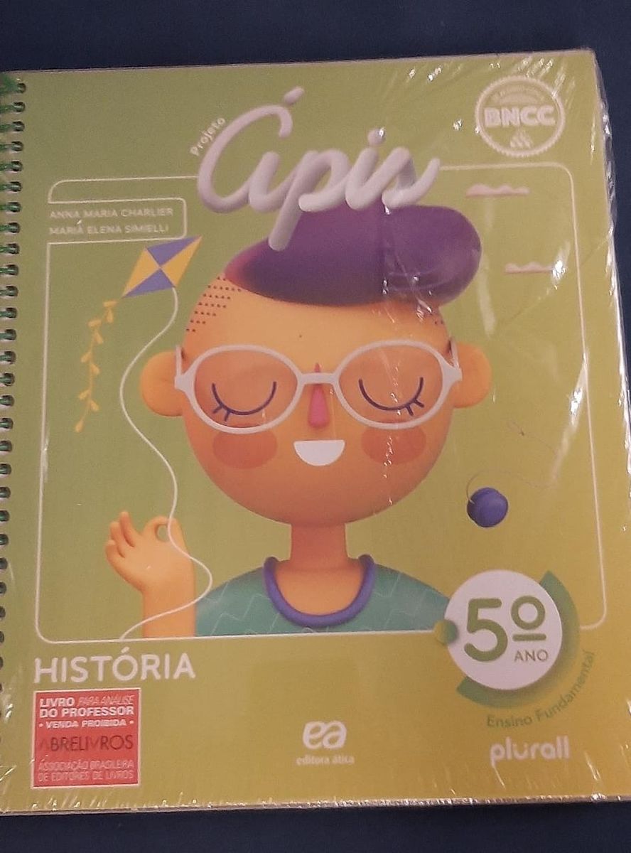 Livro Ápis de História 5º Ano Fund. Livro Ed. ática Nunca Usado